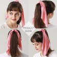 1 Pcs Cheveux Chouchous Satin Soie Élastique Bandes De Cheveux Écharpe De Cheveux