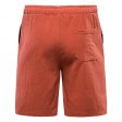 Cotton Linen Shorts Men Loose Breathable Beach Shorts - Red