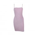 Sexy Slim Women's Mini Tight Dress Thin Shoulder Dress