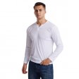 Fashion Mens Slim Fit Fitness Long Sleeve T-Shirts