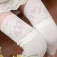 Nouveaux bas de coton sexy en dentelle mince sur le genou femmes