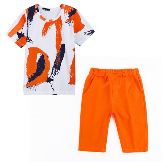 Vêtements pour enfants Tenues d\'été Vêtements en coton Costume décontracté