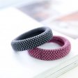 2 Pcs Hair Elastics Tie Stretch Ponytail Band Thick Hairs Elastics